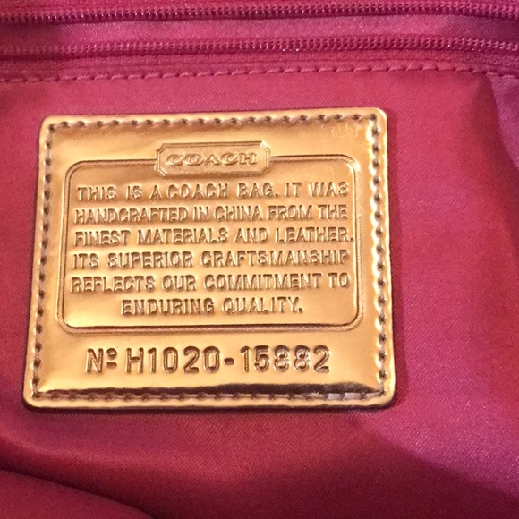 Poppy Coach fun tote bag, purse, handbag, shoulder bag. - Picture 7 of 14